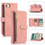 For iPhone SE 2022 / 2020 / 7 / 8 Dream 9-Card Wallet Zipper Bag Leather Phone Case(Pink)