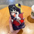 For iPhone XS Max Oil Painting Pattern Glossy PC Phone Case(Motorcycle)