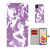 For LG K42 Cloud Fog Pattern Horizontal Flip Leather Case with Holder & Card Slot & Wallet(Purple)