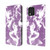For LG K42 Cloud Fog Pattern Horizontal Flip Leather Case with Holder & Card Slot & Wallet(Purple)