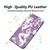 For LG K42 Cloud Fog Pattern Horizontal Flip Leather Case with Holder & Card Slot & Wallet(Purple)