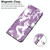 For LG K42 Cloud Fog Pattern Horizontal Flip Leather Case with Holder & Card Slot & Wallet(Purple)