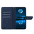 For Samsung Galaxy S21 5G Stitching Embossed Leather Phone Case(Blue)