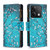 For Xiaomi Redmi Note 13 Colored Drawing Pattern Zipper Leather Phone Case(Plum Blossom)