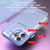 For iPhone 15 Pro All-inclusive TPU Edge Acrylic Back Phone Case(Sierra Blue)