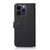 For iPhone 15 Pro KHAZNEH Litchi Texture Leather RFID Phone Case(Black)