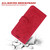 For iPhone 14 Butterfly Rose Embossed Leather Phone Case(Red)