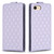 For iPhone SE 2022 / 2020 /7 / 8 Diamond Lattice Vertical Flip Leather Phone Case(Purple)