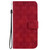 For iPhone 13 mini Double 8-shaped Embossed Leather Phone Case(Red)