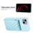 For iPhone 15 Plus Vertical Wallet Rhombic Leather Phone Case(Blue)