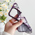 For iPhone 12 Pro Max Gradient Glitter Water Cube Electroplating TPU Phone Case(Pink)