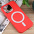 For iPhone 14 Pro MagSafe Liquid Silicone Phone Case(Red)