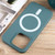 For iPhone 13 Pro MagSafe Liquid Silicone Phone Case(Deep Green)