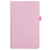 For Samsung Galaxy Tab A7 Lite T220 / T225 Litchi Texture Solid Color Horizontal Flip Leather Case with Holder & Pen Slot(Pink)
