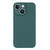 For iPhone 15 Plus Silicone Phone Case with Wrist Strap(Deep Green)