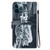 For iPhone 12 Pro Max Crystal Texture Colored Drawing Leather Phone Case(Cat Tiger Reflection)