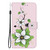 For iPhone 12 Pro Max Crystal Texture Colored Drawing Leather Phone Case(Lily)