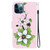 For iPhone 12 Pro Max Crystal Texture Colored Drawing Leather Phone Case(Lily)