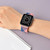 Buckle Braided Elastic Strap Watch Band For Apple Watch Series 7 41mm / 6 & SE & 5 & 4 40mm / 3 & 2 & 1 38mm(Pink Blue)