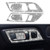 For Ford Mustang 2015-2020 4pcs Car Door Inner Handle Panel Diamond Decoration Sticker, Left Drive