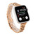 Small Waist Seven Beads Stainless Steel Strap Watch Band For Apple Watch Series 9&8&7 41mm / SE 3&SE 2&6&SE&5&4 40mm / 3&2&1 38mm(Rose Gold)