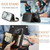 For iPhone 15 JEEHOOD C22 Series Zipper Wallet Leather Phone Case with Dual Lanyard(Coffee)