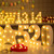 Digit 5 Shape Decoration Light, Dry Battery Powered Warm White Standing Hanging Holiday Light