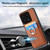 For Xiaomi 13 Pro Carbon Fiber Card Wallet Ring Holder Phone Case(Brown)