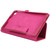 For Samsung Galaxy Tab A7 Lite T220 / T225 Litchi Texture Solid Color Horizontal Flip Leather Case with Holder & Pen Slot(Rose Red)