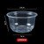 50pcs /Pack No Lid Disposable Round Plastic Bowl Thick Transparent Fast Food Soup Bowl, Capacity: 1000ml