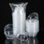 50pcs /Pack No Lid Disposable Round Plastic Bowl Thick Transparent Fast Food Soup Bowl, Capacity: 1000ml