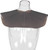 Hair Cutting Adjustable Shawl Capes Silicone Hairdressing Pad Neck Wrap Guard for Salon, Spec: Small Gray