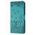 For Xiaomi Redmi Note 13 pro+ Cat Embossing Pattern Leather Phone Case with Lanyard(Blue)