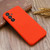 For Samsung Galaxy A34 5G Pure Color Liquid Silicone Shockproof Phone Case(Red)