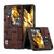 For OPPO Find N3 Flip ABEEL Genuine Leather Mahjong Pattern Black Edge Phone Case(Brown)