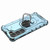 For Samsung Galaxy Note20 Ultra Ice Armor Series Ring Holder Phone Case(Black)