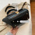 Women Vintage Wing Shape Frosted Handbag Versatile Chain Crossbody Bag(Khaki)