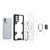 For OnePlus 9R Space PC+TPU Ring Holder Protective Case(Purple)