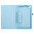 For Samsung Galaxy Tab A7 Lite T220 / T225 Litchi Texture Solid Color Horizontal Flip Leather Case with Holder & Pen Slot(Sky Blue)