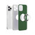For iPhone 12 Pro Max PU+PC+TPU Mobile Phone Protective Case(Dark Green)