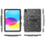 For iPad 10th Gen 10.9 2022 Terminator Shockproof Glitter Powder Tablet Case with Holder(Black)