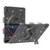 For iPad 10th Gen 10.9 2022 Terminator Shockproof Glitter Powder Tablet Case with Holder(Black)