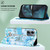 For Motorola Moto G14 Colored Drawing Pattern Plain Weave Leather Phone Case(Tower Butterfly)