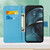 For Motorola Moto G14 Colored Drawing Pattern Plain Weave Leather Phone Case(Caring Butterfly)