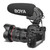 BOYA BY-BM3031 Shotgun Super-cardioid Condenser Broadcast Microphone with Windshield for Canon / Nikon / Sony DSLR Cameras(Black)
