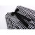 Autumn Girl Cotton Lattice Bow-knot Tie Long Sleeve Dress, Kid Size:110cm(Black and White Lattice)