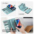For iPhone 14 Plus Zipper Wallet Detachable MagSafe Leather Phone Case(Blue)