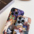 For iPhone 12 Pro Precise Hole Oil Painting Pattern PC Phone Case(Painting)