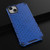 For iPhone 15 Plus Honeycomb Phone Case(Blue)