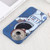 For iPhone 12 mini Spaceman Binoculars Phone Case(Blue and Beige)